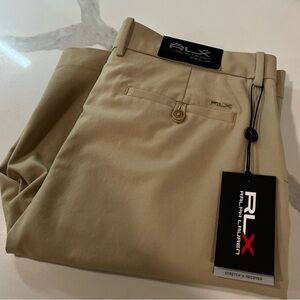 RLX Ralph Lauren Men's men's‎ 33 khaki golf Shorts NWT